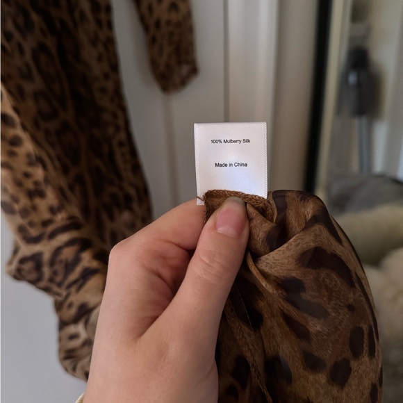 Rat & Boa Leopard Silk Maxi Dress sz S - Picture 14 of 15